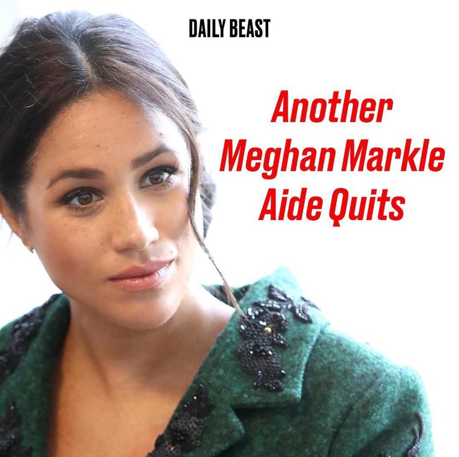 Daily Beast social post — Another Meghan Markle Aide Quits