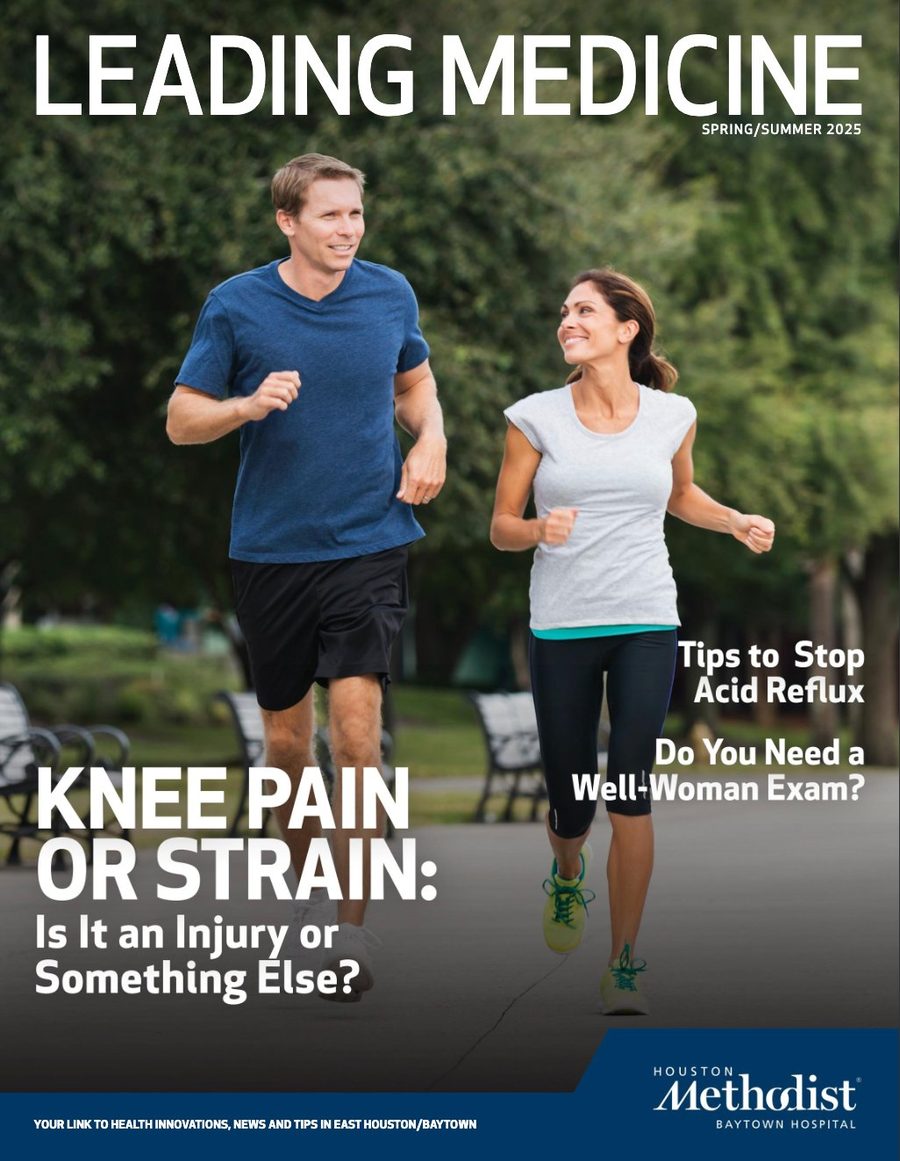 Leading Medicine Spring/Summer 2025 cover — Knee Pain or Strain